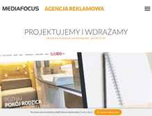 Tablet Screenshot of mediafocus.pl